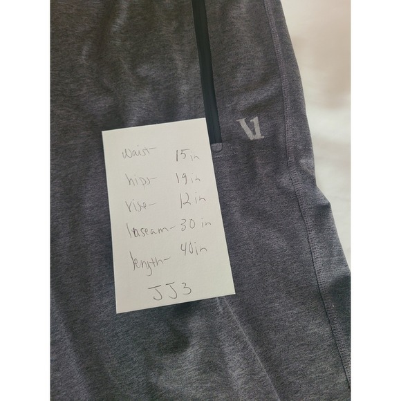 Vuori Mens Sunday Performance Jogger Charcoal Heather Size Large Zip Pockets - Picture 2 of 16